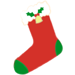 クリスマス靴下(ベル付き)