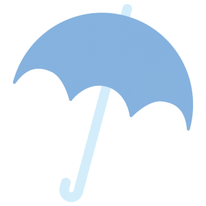 水色の傘