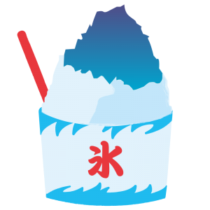 かき氷(ブルーハワイ)