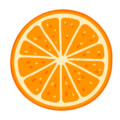 輪切りのオレンジ