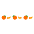 オレンジのライン（カット）