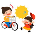 自転車と子供の事故