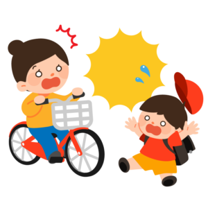 自転車と子供の事故