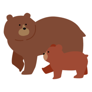 クマの親子