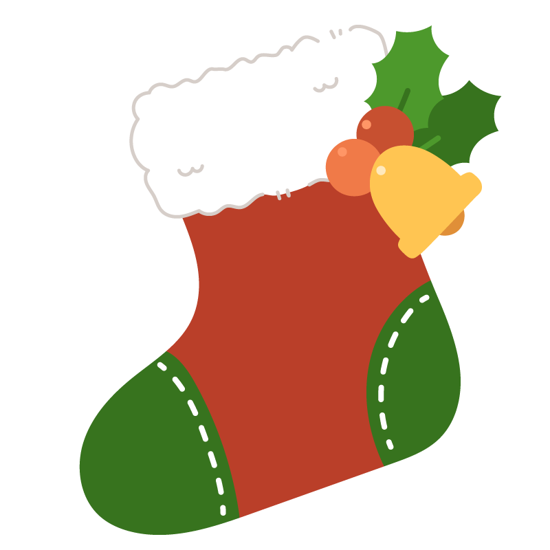 クリスマスの靴下