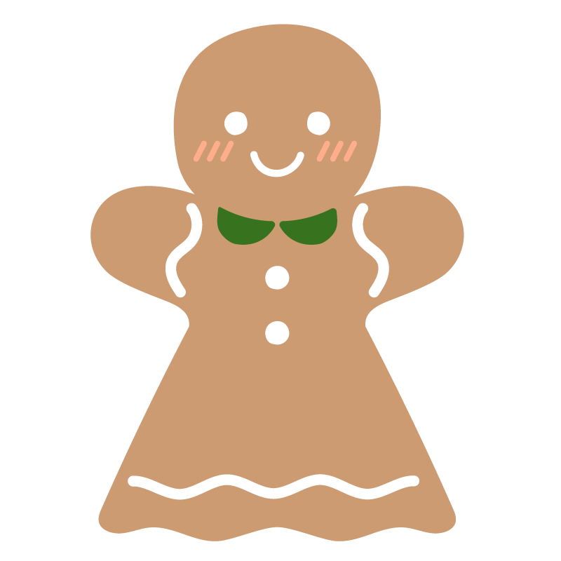 ジンジャーマンクッキー（女の子）