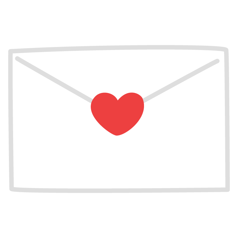 手紙（ハート）