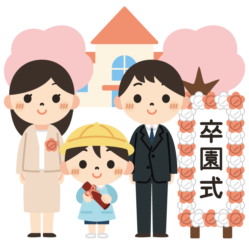 卒園式（親子・立て看板）