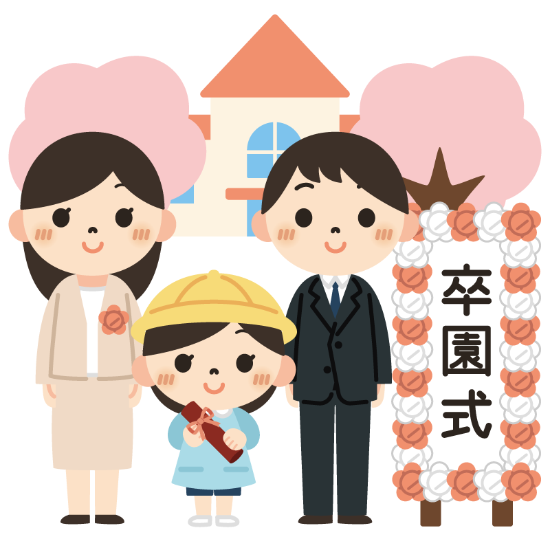 卒園式（親子・立て看板）