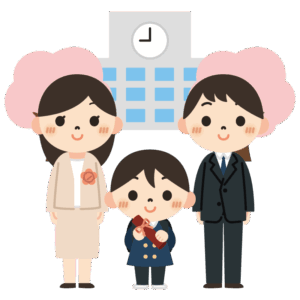 卒業式（親子）