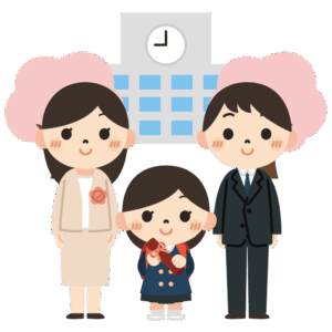 卒業式（親子）