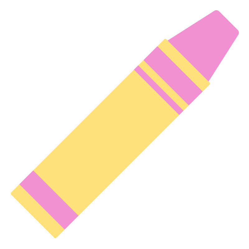 クレヨン（ピンク色）