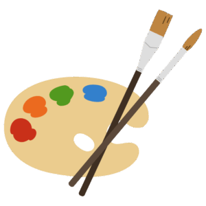 パレットと絵筆