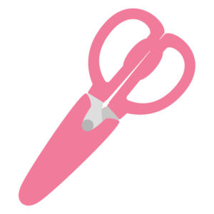 はさみ（ピンク）