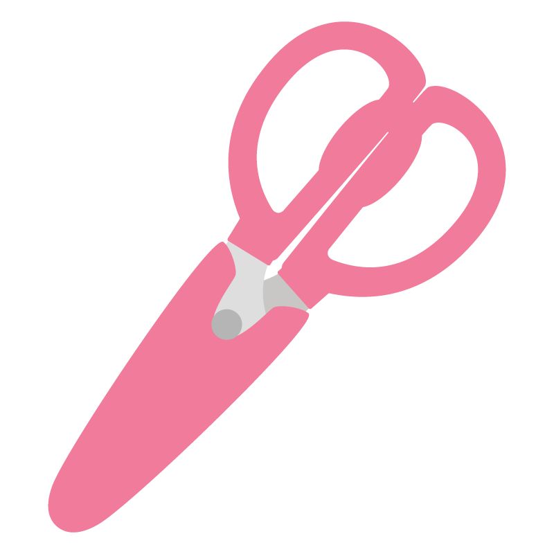 はさみ（ピンク）